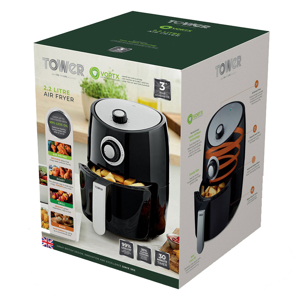 Tower Air Fryer Manual 2.2 Litre 1000W Wilko