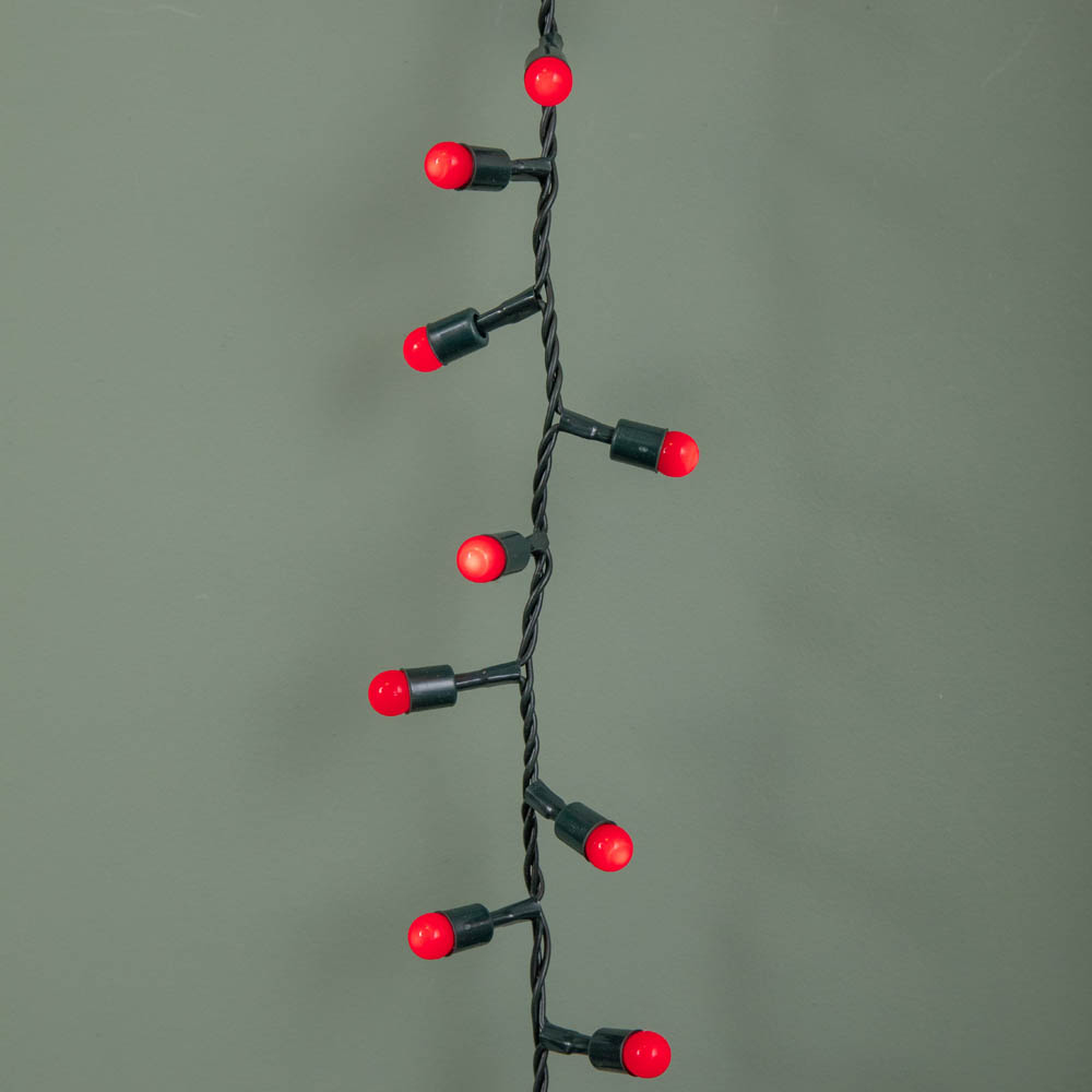 Samuel Alexander 600 Red LED Berry Multi-Function Green String Light Image 5