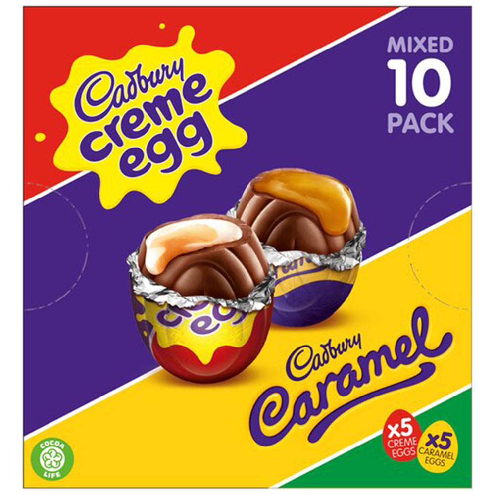 Cadbury Caramel and Creme Egg 10 Pack Image 1