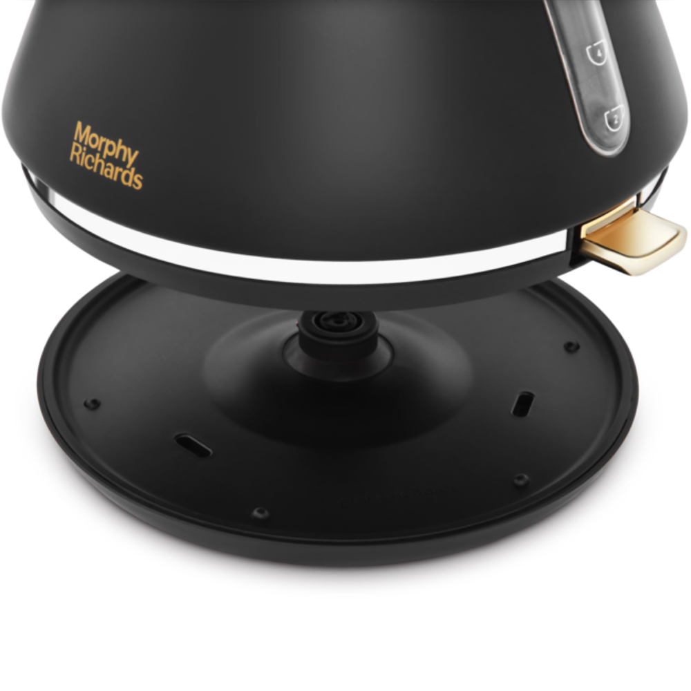 Morphy Richards Accents 950087 Black 1.5L Kettle and 4 Slice Toaster Set Image 8