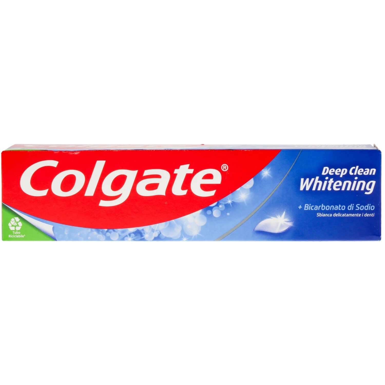 Colgate Deep Clean Whitening Toothpaste 100ml Blue and Red Image 1