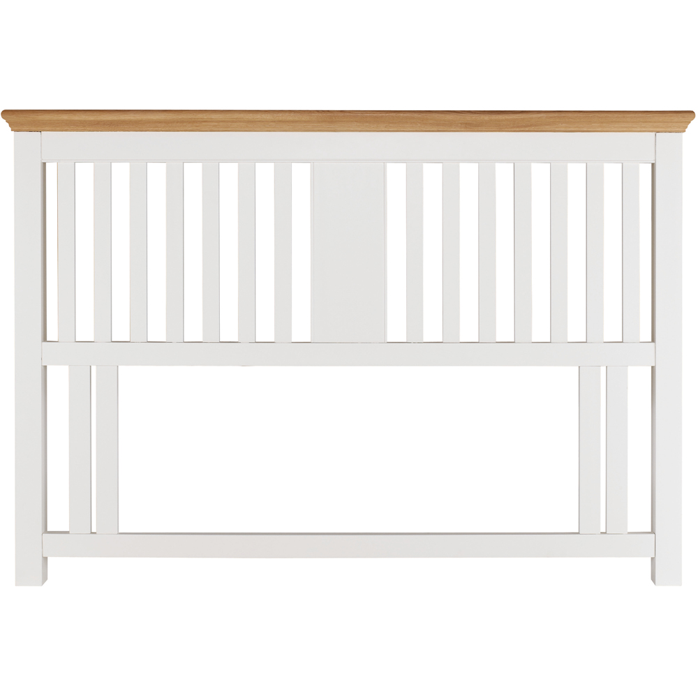 Bentley Designs Hampstead King Size Oak and Ivory Headboard Image 2