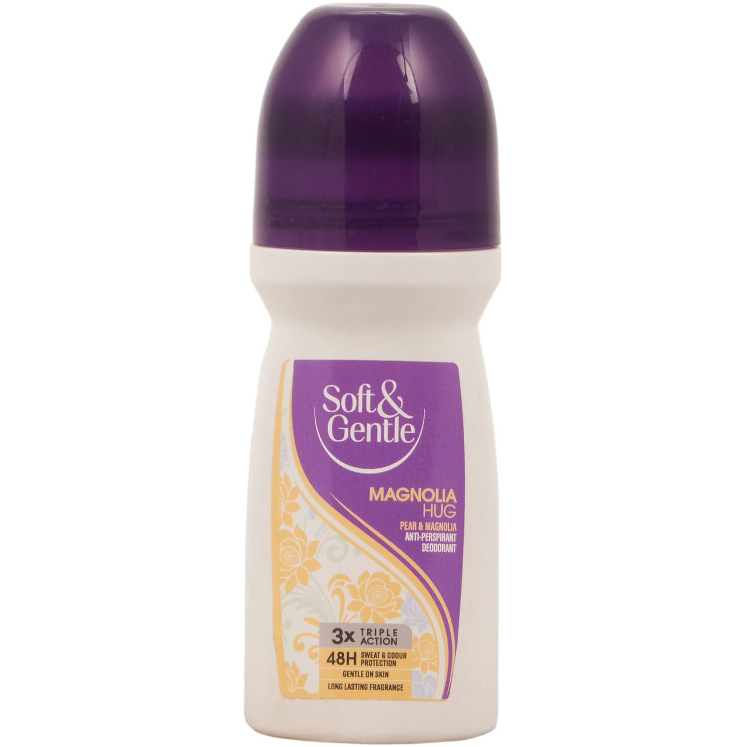 Soft & Gentle Magnolia Hug Roll-On Antiperspirant Deodorant - Purple Image 1