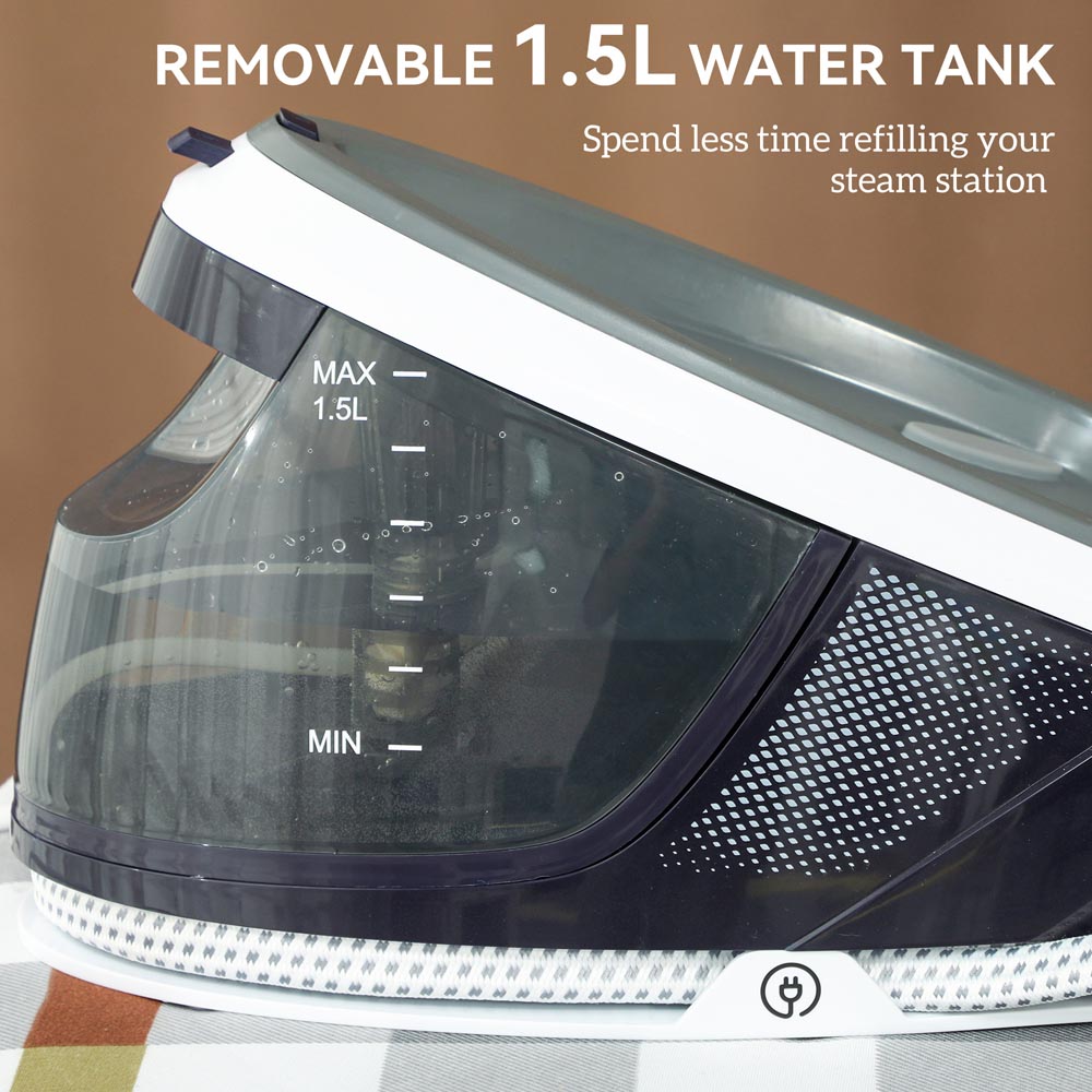 HOMCOM Steam Generator Iron 1.5L Image 5