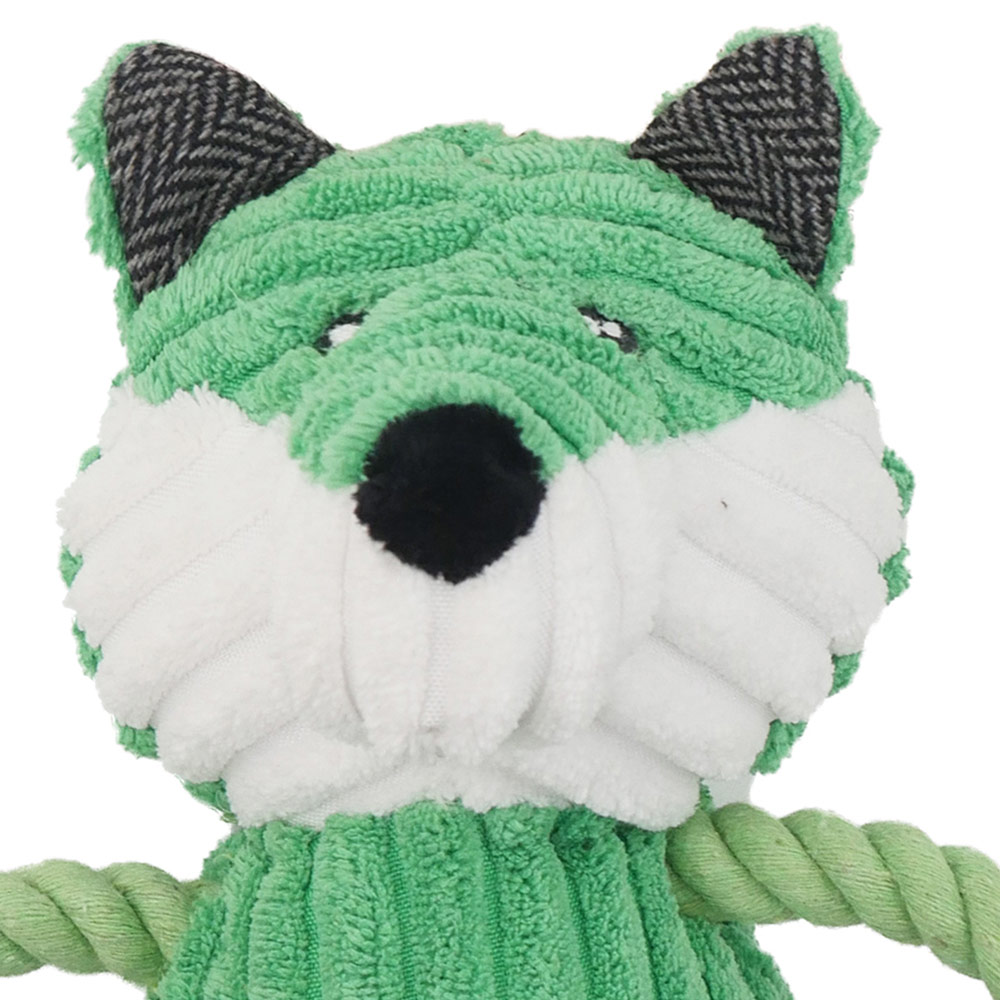 Single Wilko Corduroy Dog Toy in Assorted styles Image 7