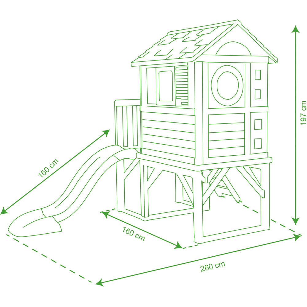 Smoby House of Stilts Playhouse Image 3