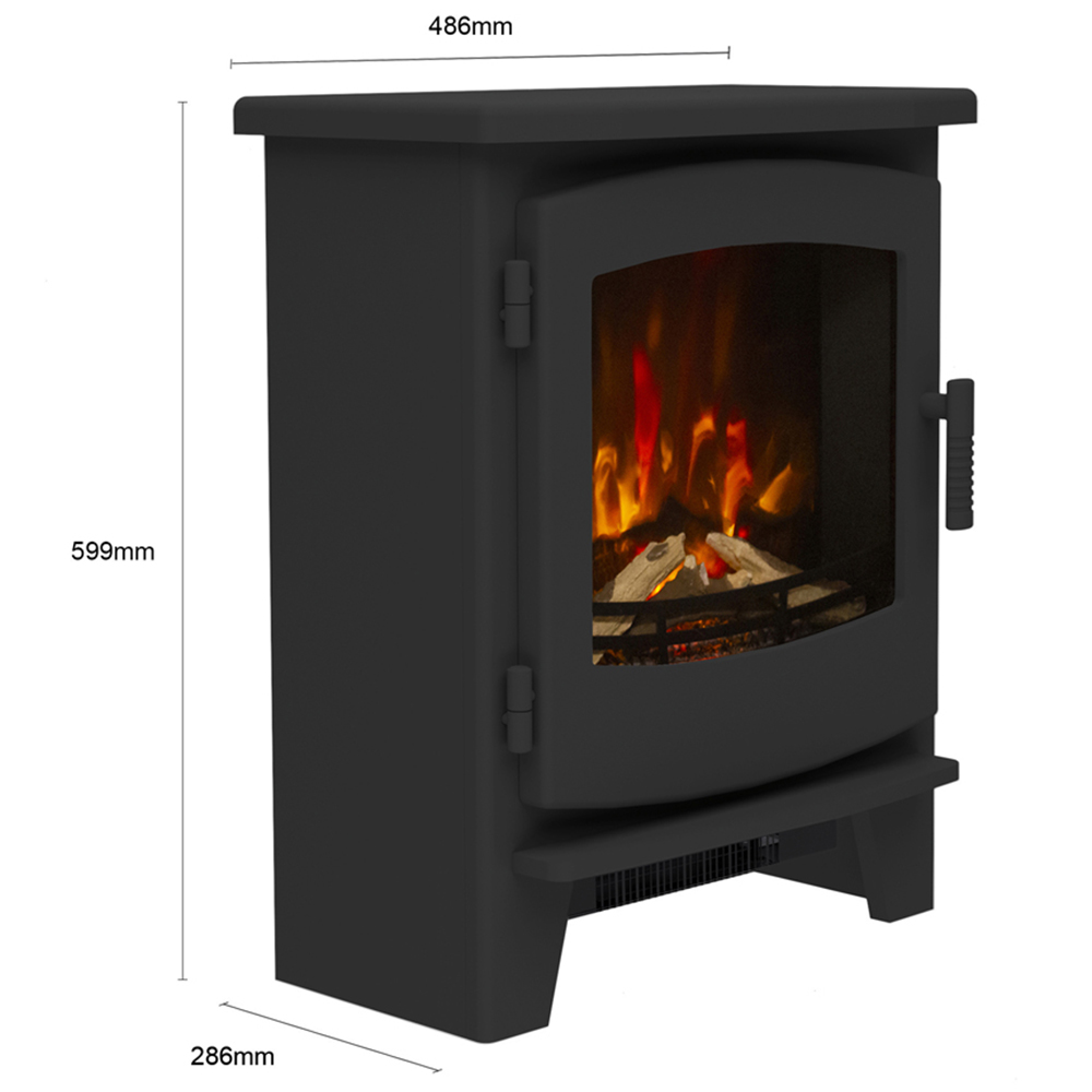 Be Modern Beacon SML Black Electric Stove Image 6