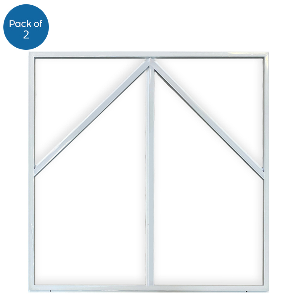 ENER-J 40W 6500K Cool White LED Frame Panel Light with Blue Arrow 600 x 600mm 2 Pack Image 1