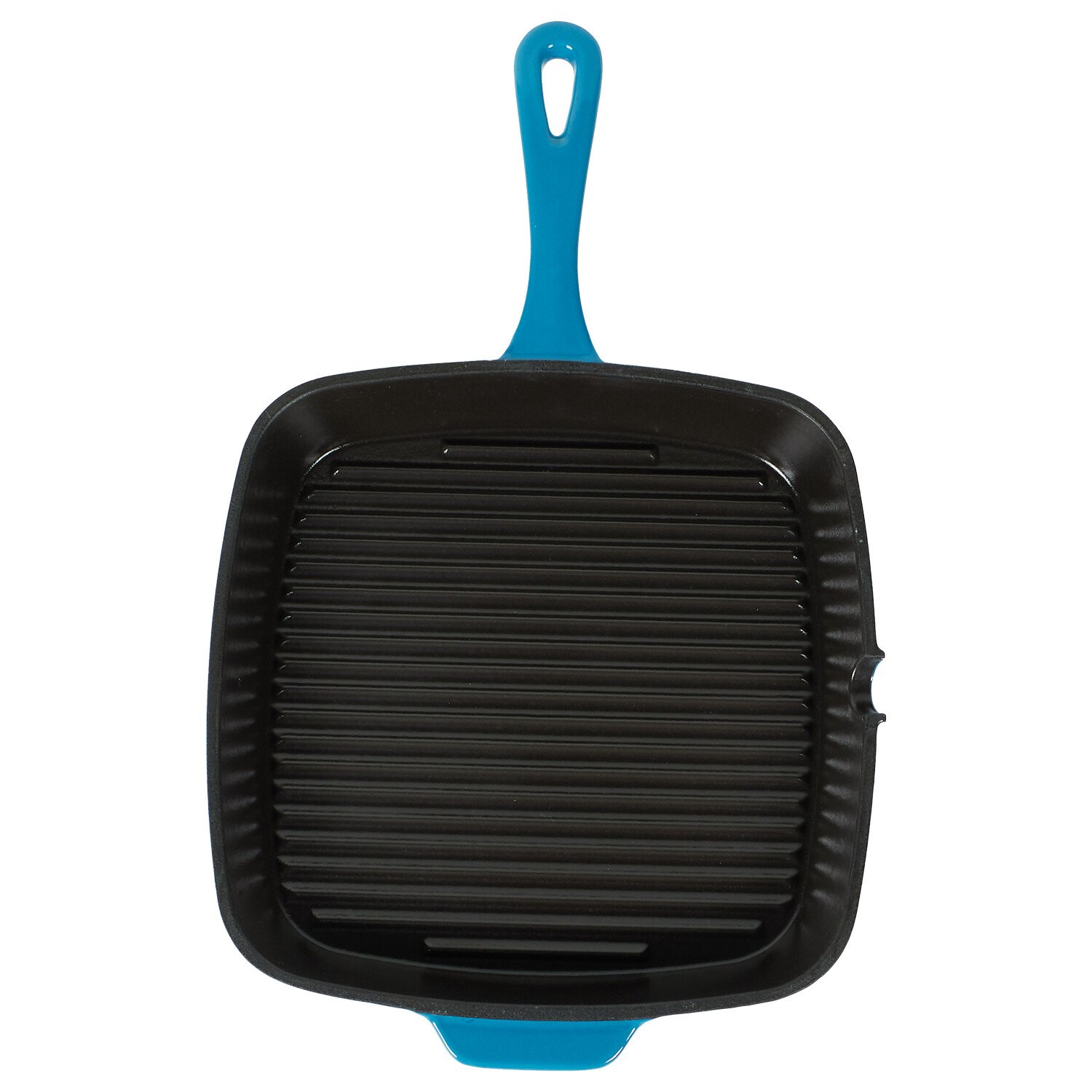 Kitchen Master Blue Square Griddle Pan - Blue Image 1