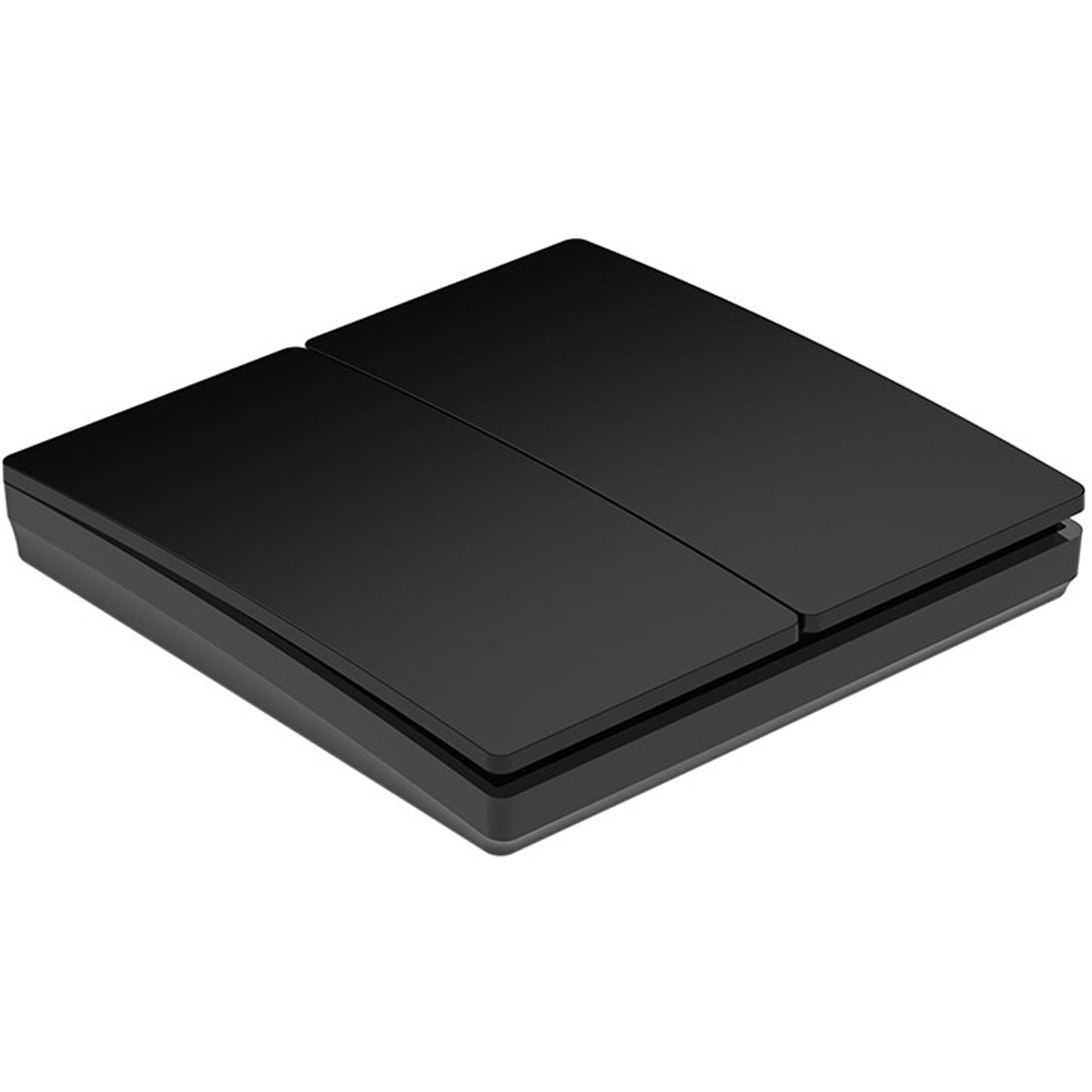 ENER-J ECO 2 Gang Black Wireless Kinetic Switch Image 2