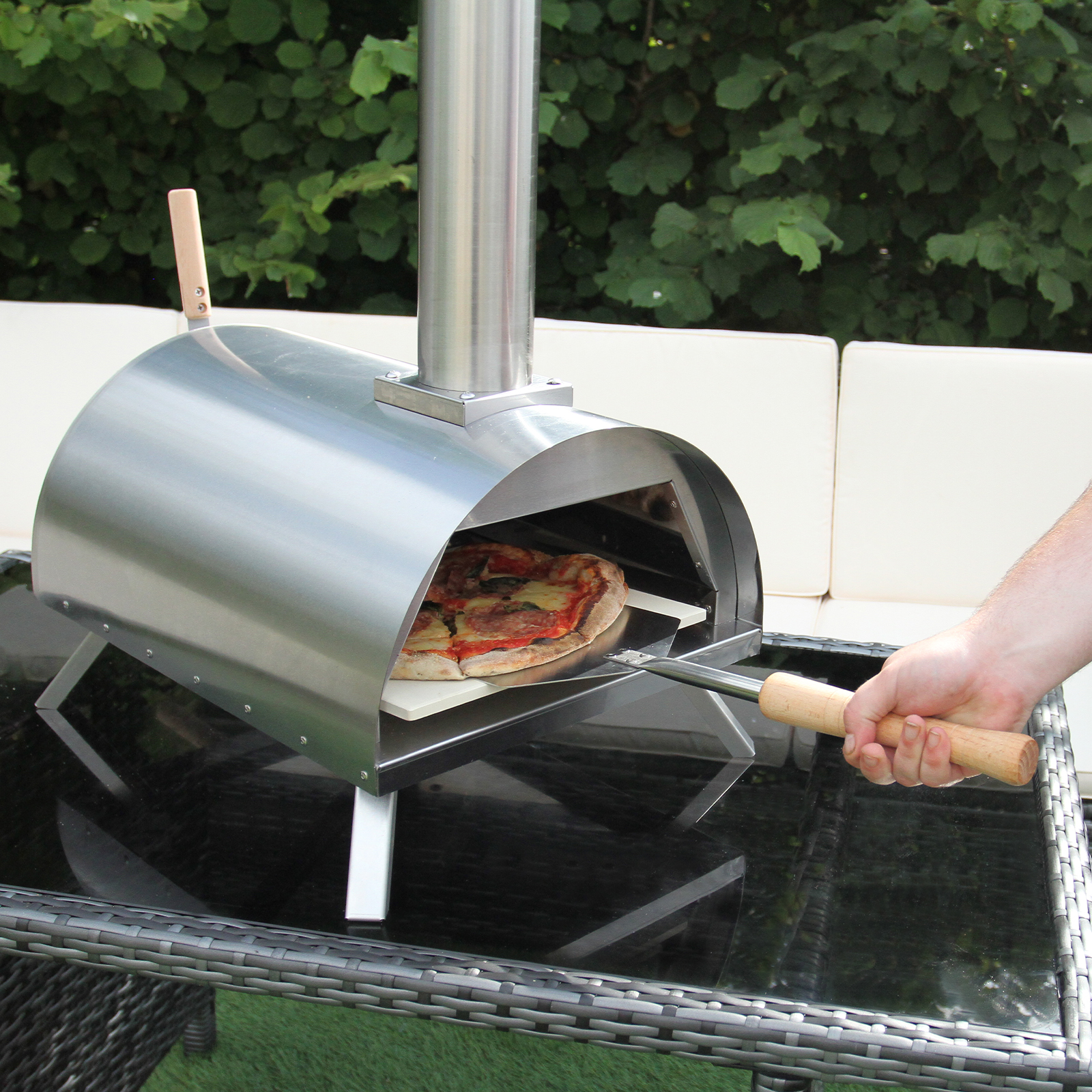 Monster Shop Outdoor Table Top Pizza Oven Image 10