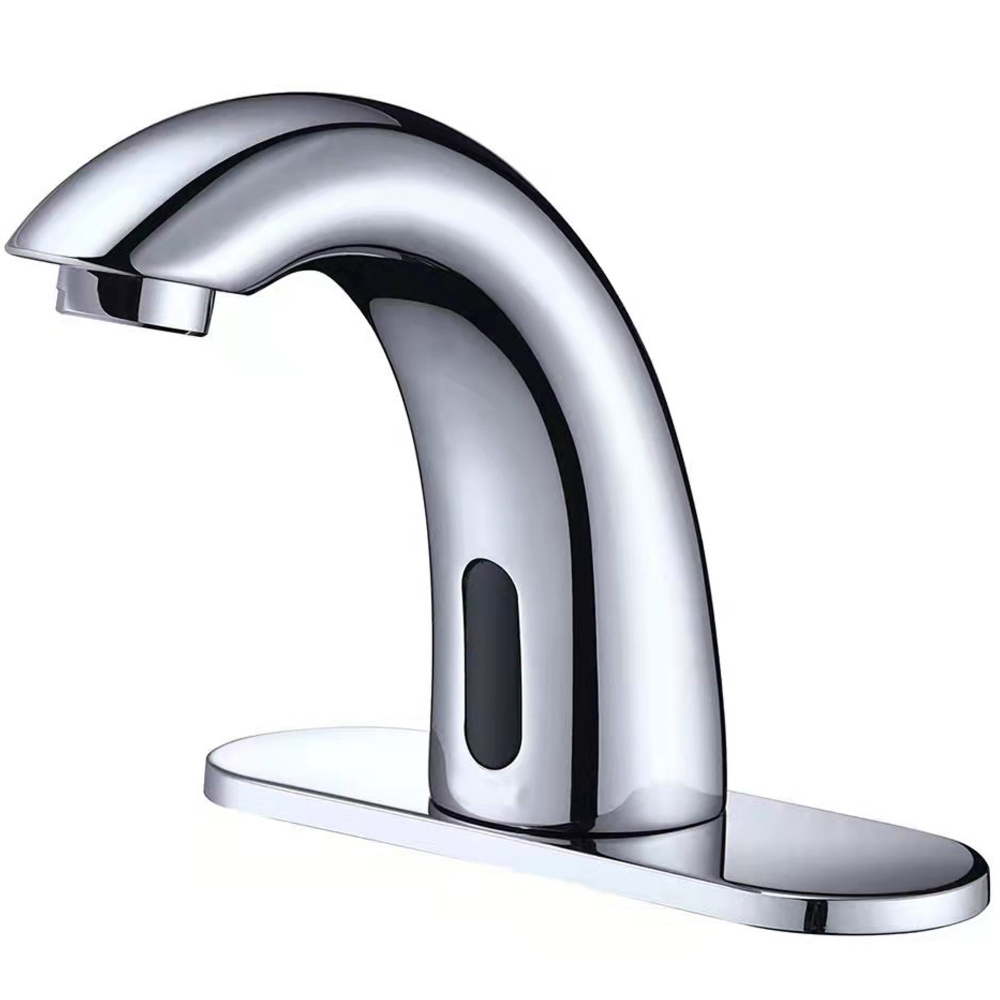 ENER-J Touchless Sensor Electrical Bathroom Tap with Water Mixer Valve Image 1