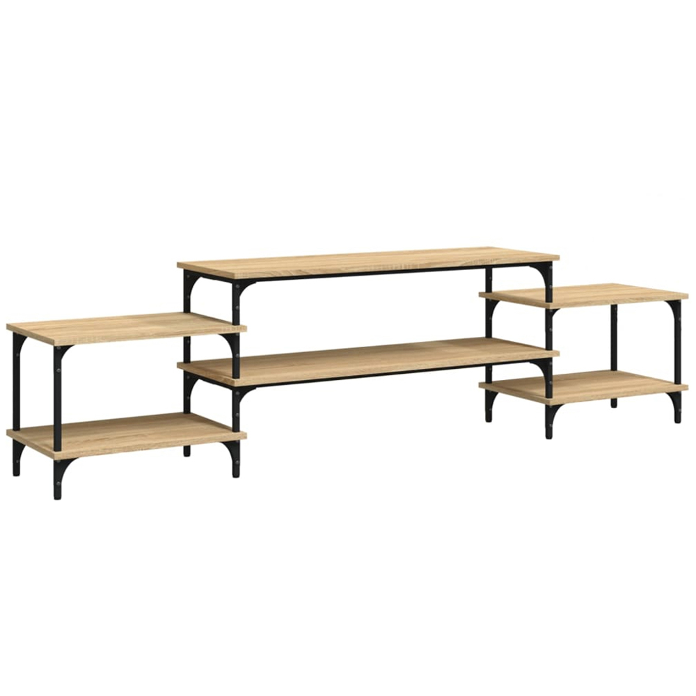 vidaXL 5 Shelf Sonoma Oak TV Cabinet Image 2