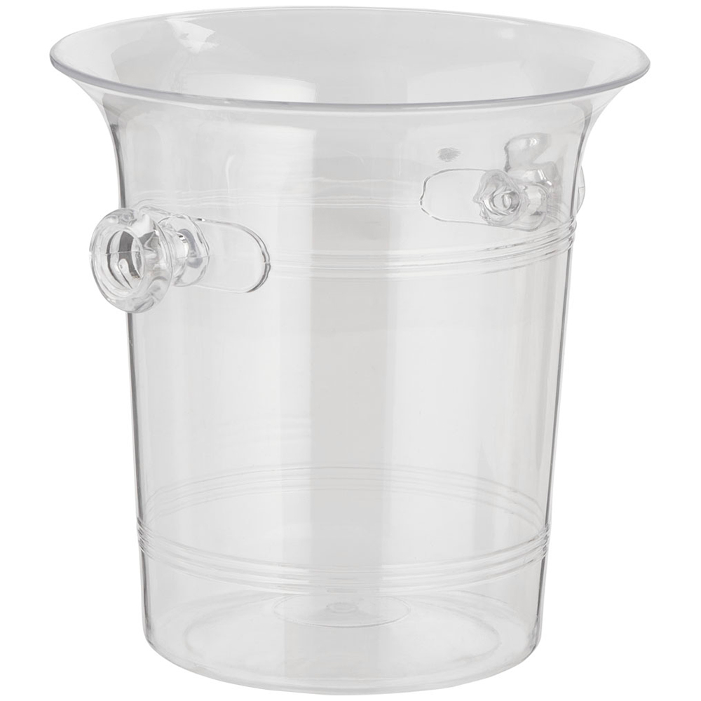 Wilko Clear Plastic Outdoor Ice Bucket Wilko