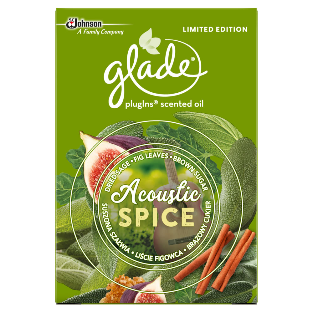 Glade Acoustic Spice Plugin Refill 20ml Image 1