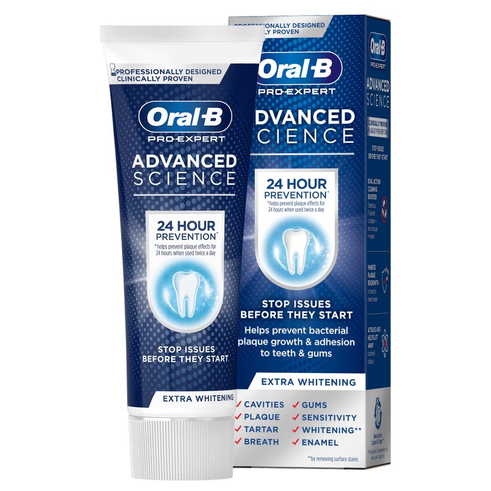 Oral-B Pro-Expert Advanced Science Extra White Toothpaste 75ml Image 6
