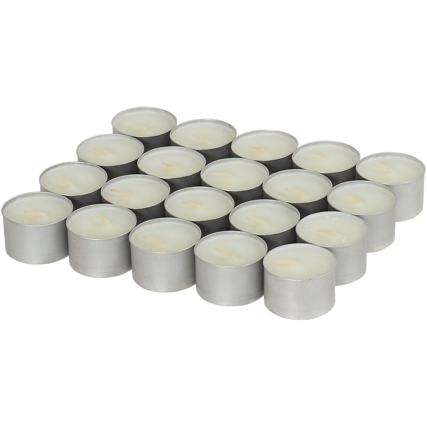 Natural Vanilla Bourbon Tea Light Candle 20 Pack Image 2