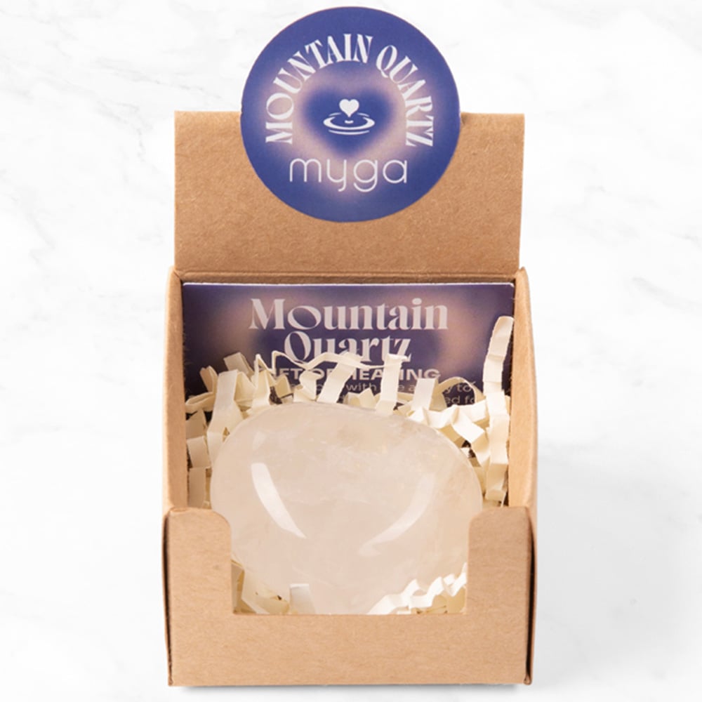 Myga Mountain QuartzHealing Crystal Hearts Image 3