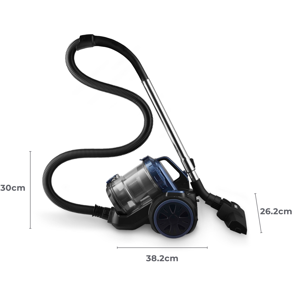 Tower Blue 4L Upright Vacuum Cleaner with Dust Bin 800W Image 9