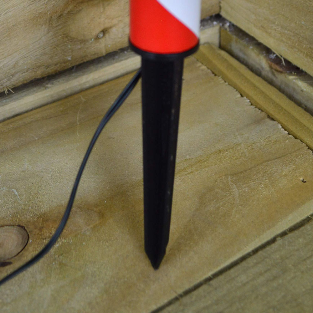 Premier Warm White LED Santa Stop Here Christmas Outdoor Sign 80cm Image 9