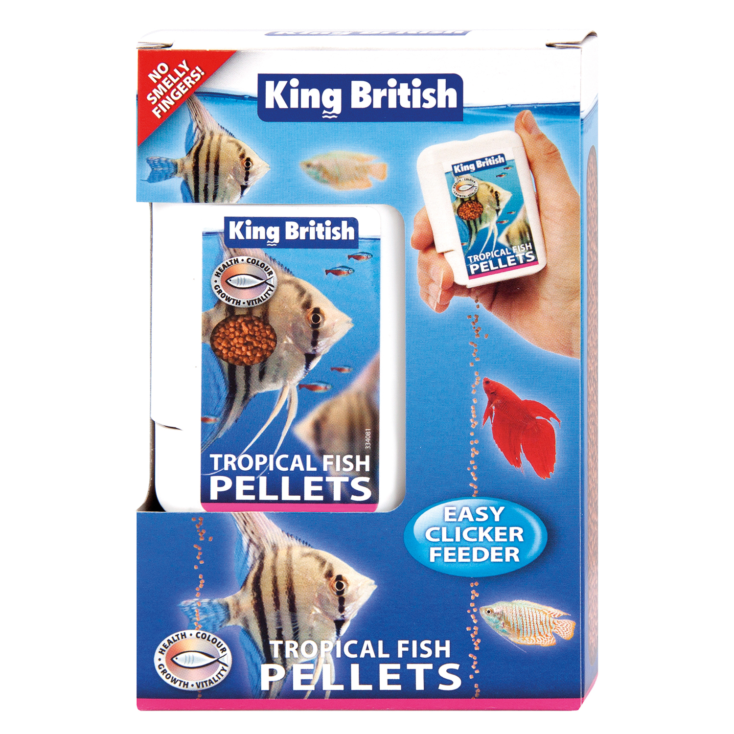 King British Easy Clicker Tropical Fish Pellets Image