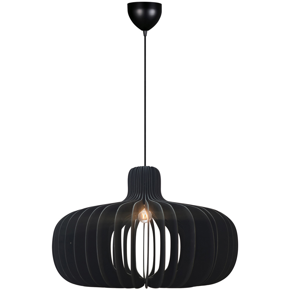 Nordlux Hazo 65 Black Pendant Light Image 1
