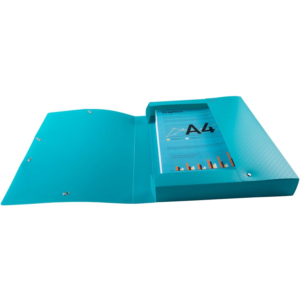 Exacompta A4 Multicolour Recycled PP Filing Box 8 Pack Image 4