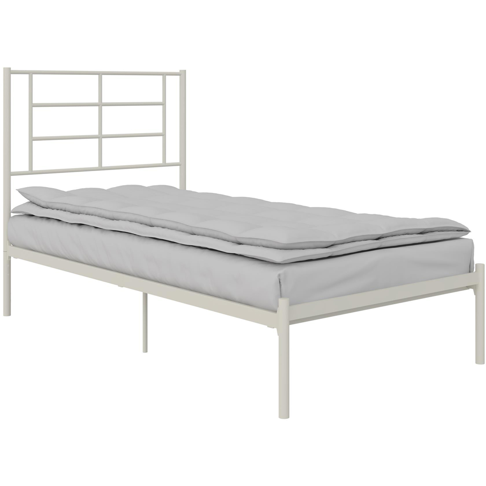 Dorel Jensen Single White Metal Bed Image 5