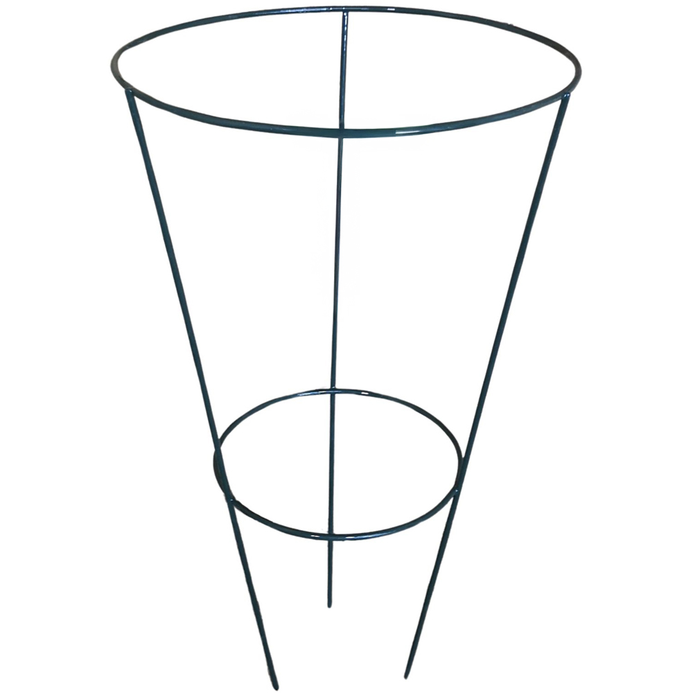 Tom Chambers Urban Green Medium Conical Garden Plant Support Ring 30cm Image 1