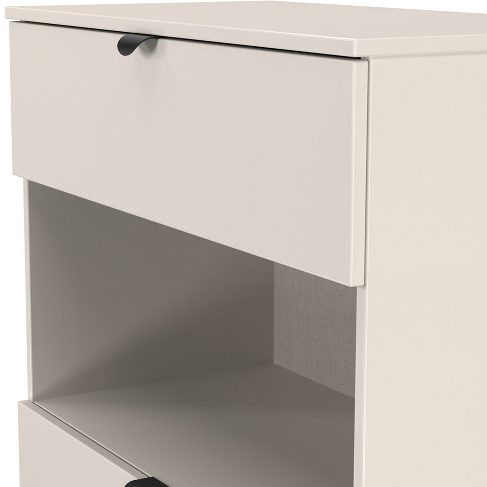 Crowndale Bora 2 Drawer Single Shelf Kashmir Matt Storage Unit Image 6