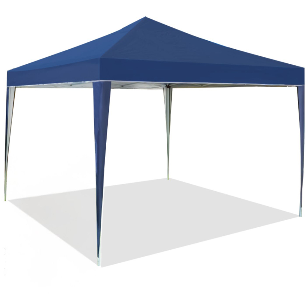 Home Source 2 x 2m Blue Easy Up Garden Outdoor Gazebo with Bag Image 2
