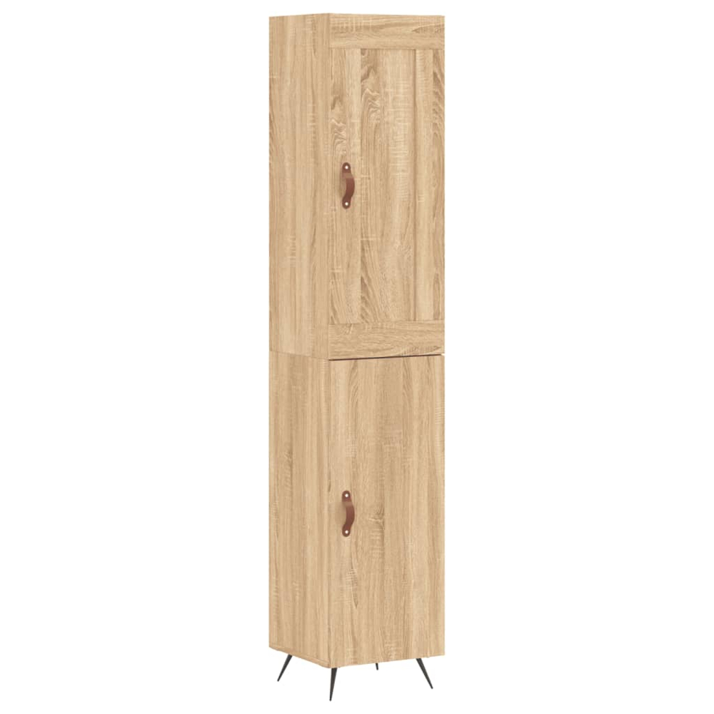 vidaXL 2 Door Sonoma Oak Highboard Image 2