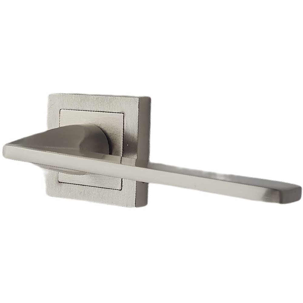 Golden Grace Satin Stainless Steel Vector Door Handle Set Image 3