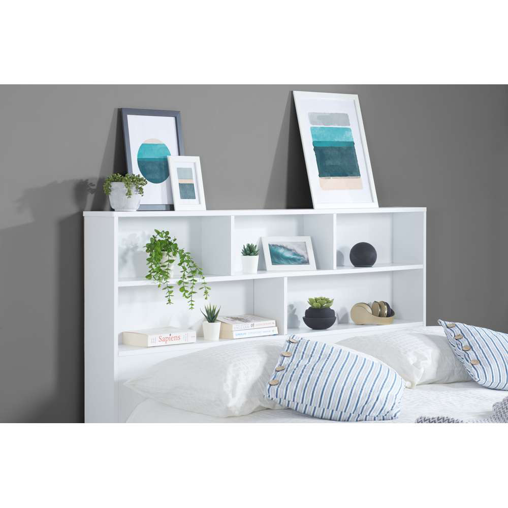 Alfie King Size White Storage Bed Image 6