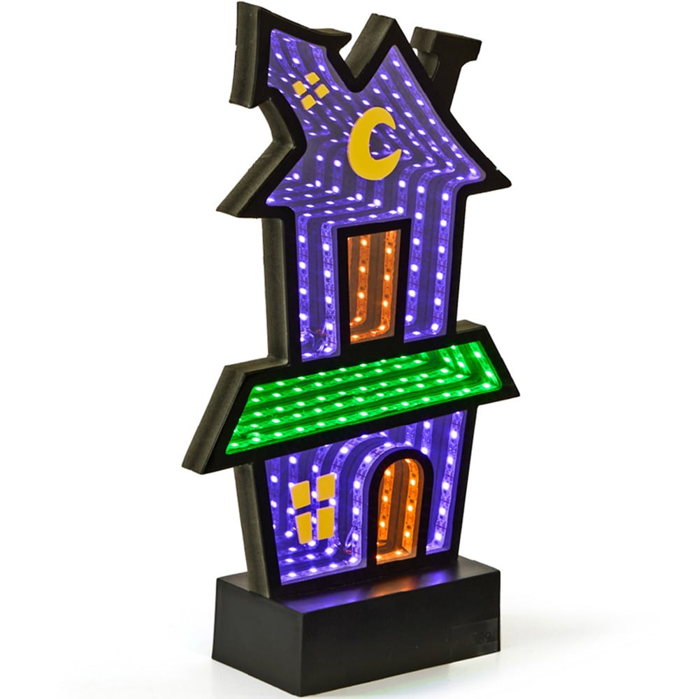 Benross LED Infinity Spooky House Halloween Decoration 28cm Image 3