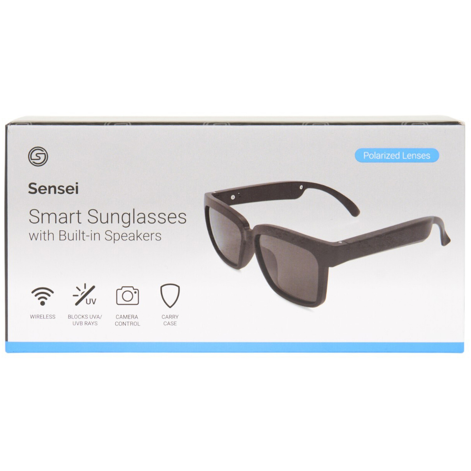 Sensei Smart Sunglasses with Speaker Black Image 1