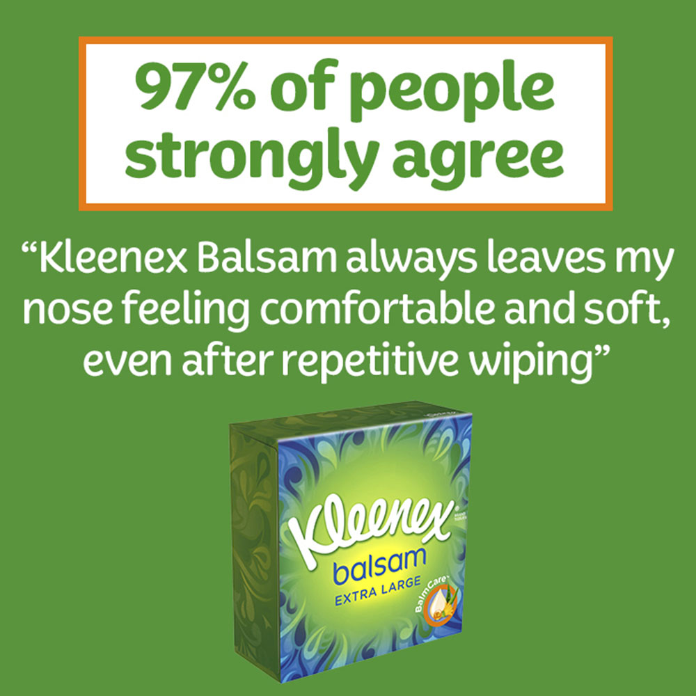 Kleenex Balsam Compact Ultra Soft Tissue Single Box 40 3ply Image 6