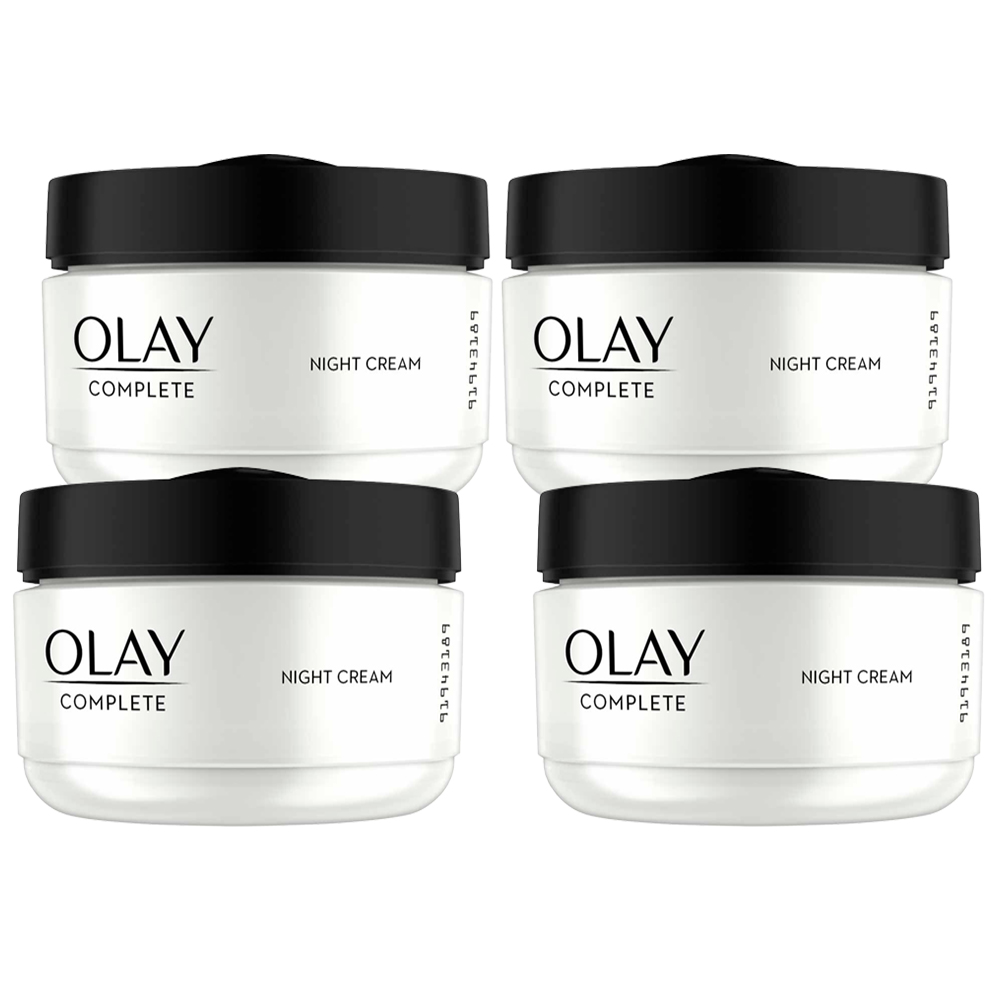 Olay Complete Normal to Dry Skin Night Cream Case of 4 x 50ml Image 1