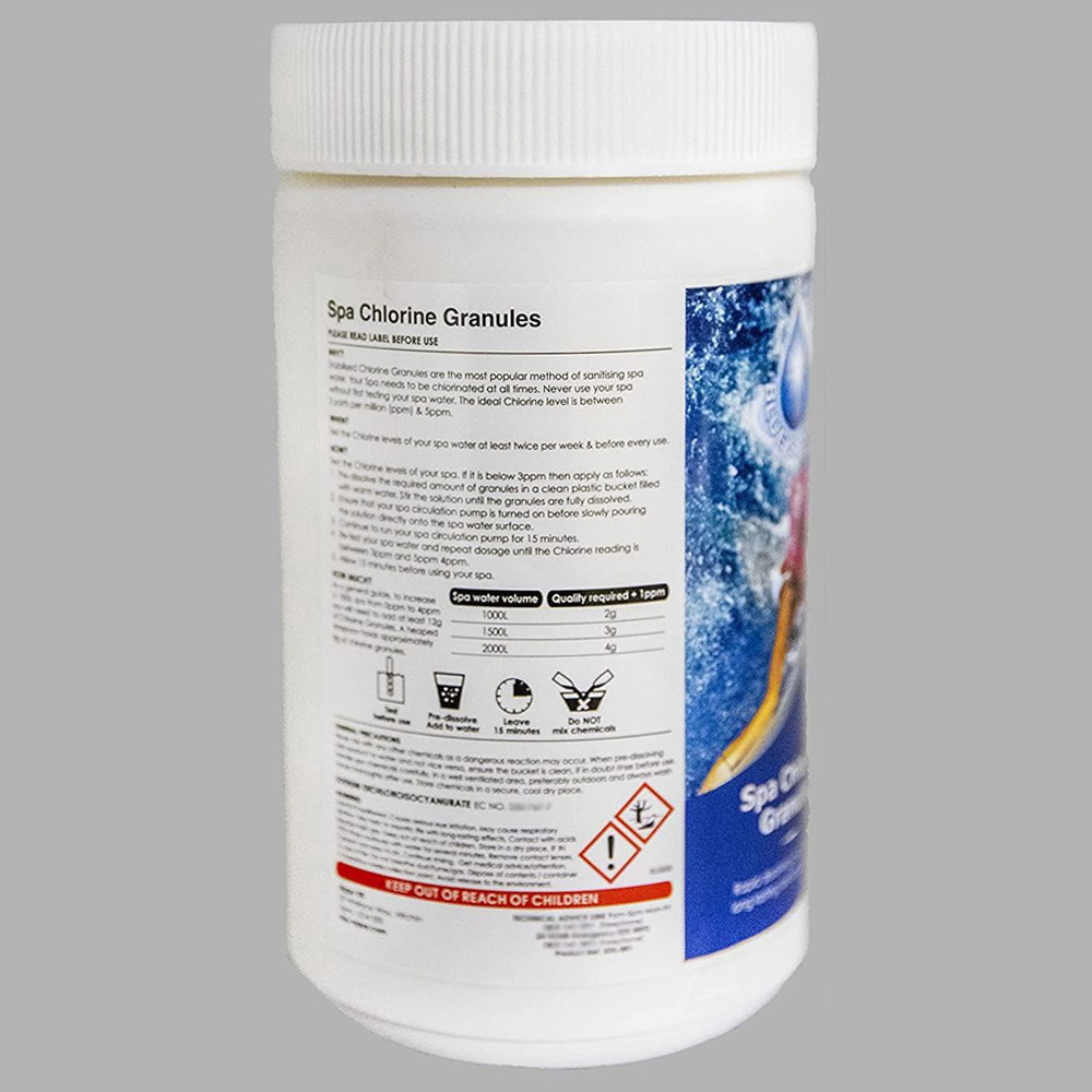 Shatchi Blue Sparkle Chlorine Granules Water Treatment 1kg Image 2