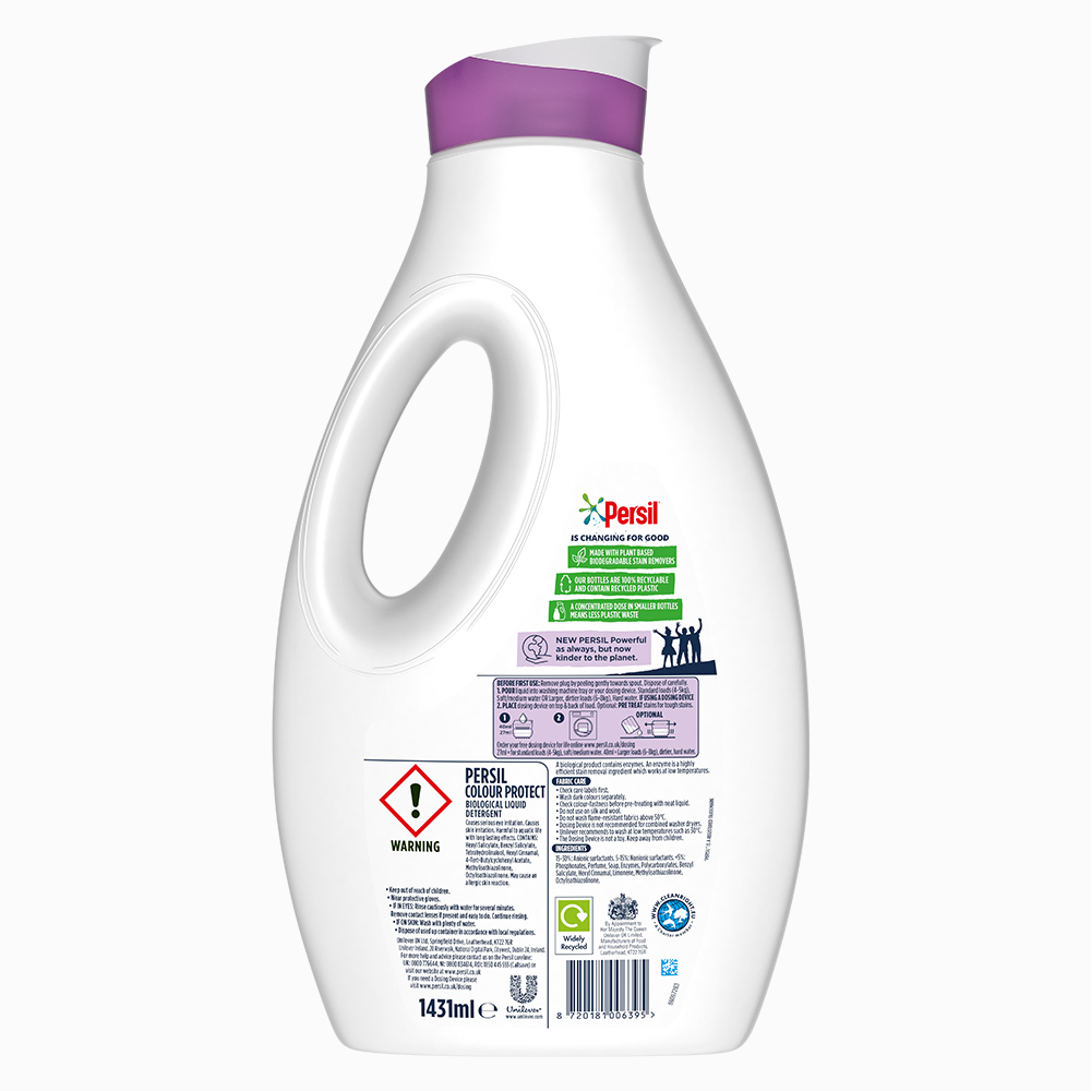 Persil Colour Liquid Detergent 53 Washes 1.431L Image 3