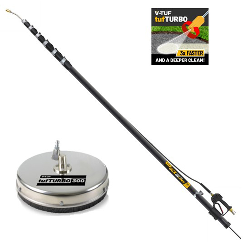 V-TUF T2.GCX33CF-KIT1 teleLANCE Carbon Fibre Telescopic Lance 2.5 to 10m and Roof Cleaner Kit Image 3