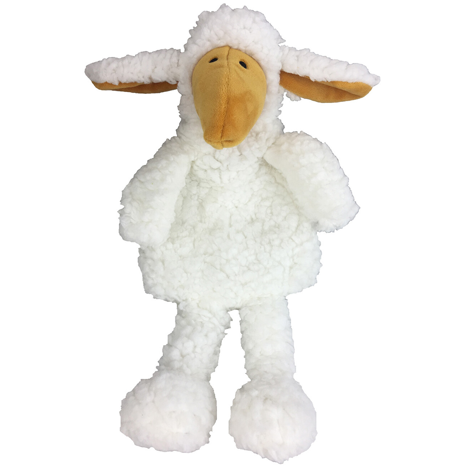 Clever Paws Lamb Unstuffed Plush Dog Toy Image