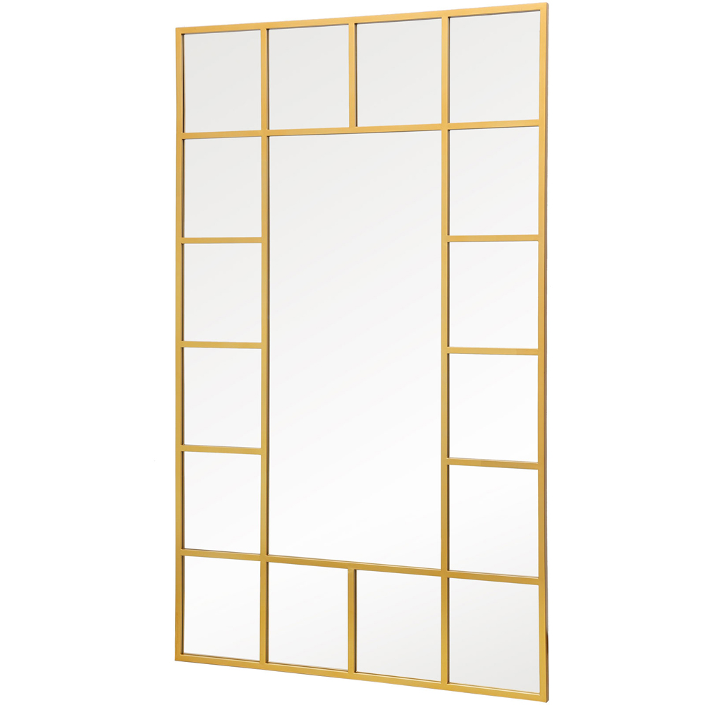 MirrorOutlet The Genestra Gold Modern Wall and Leaner Garden Mirror 200 x 120cm Image 3