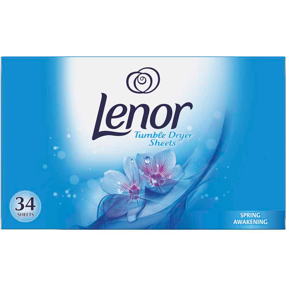 Lenor Spring Awakening Tumble Dryer Sheets 34 Sheets Image