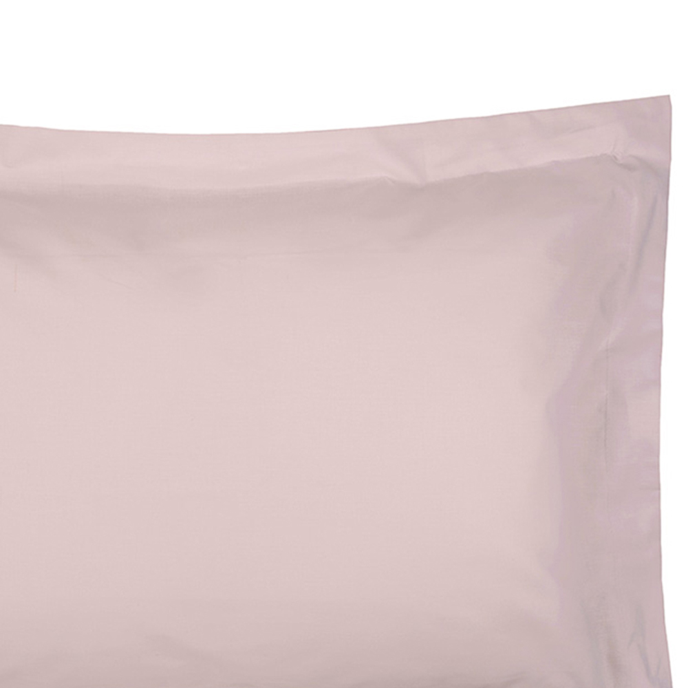 Serene Oxford Powder Pink Pillowcase Image 2