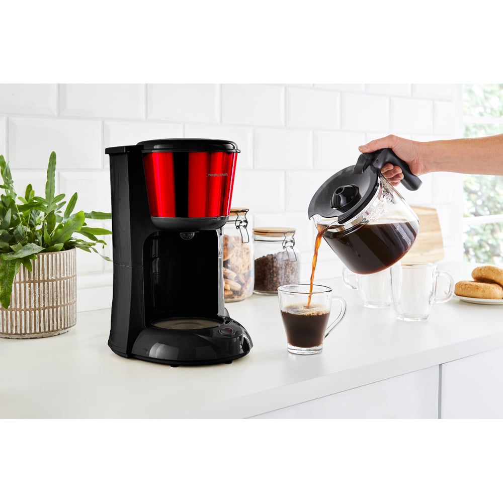 Morphy Richards 162503 Red Equip 1.2L Filter Coffee Machine Image 8