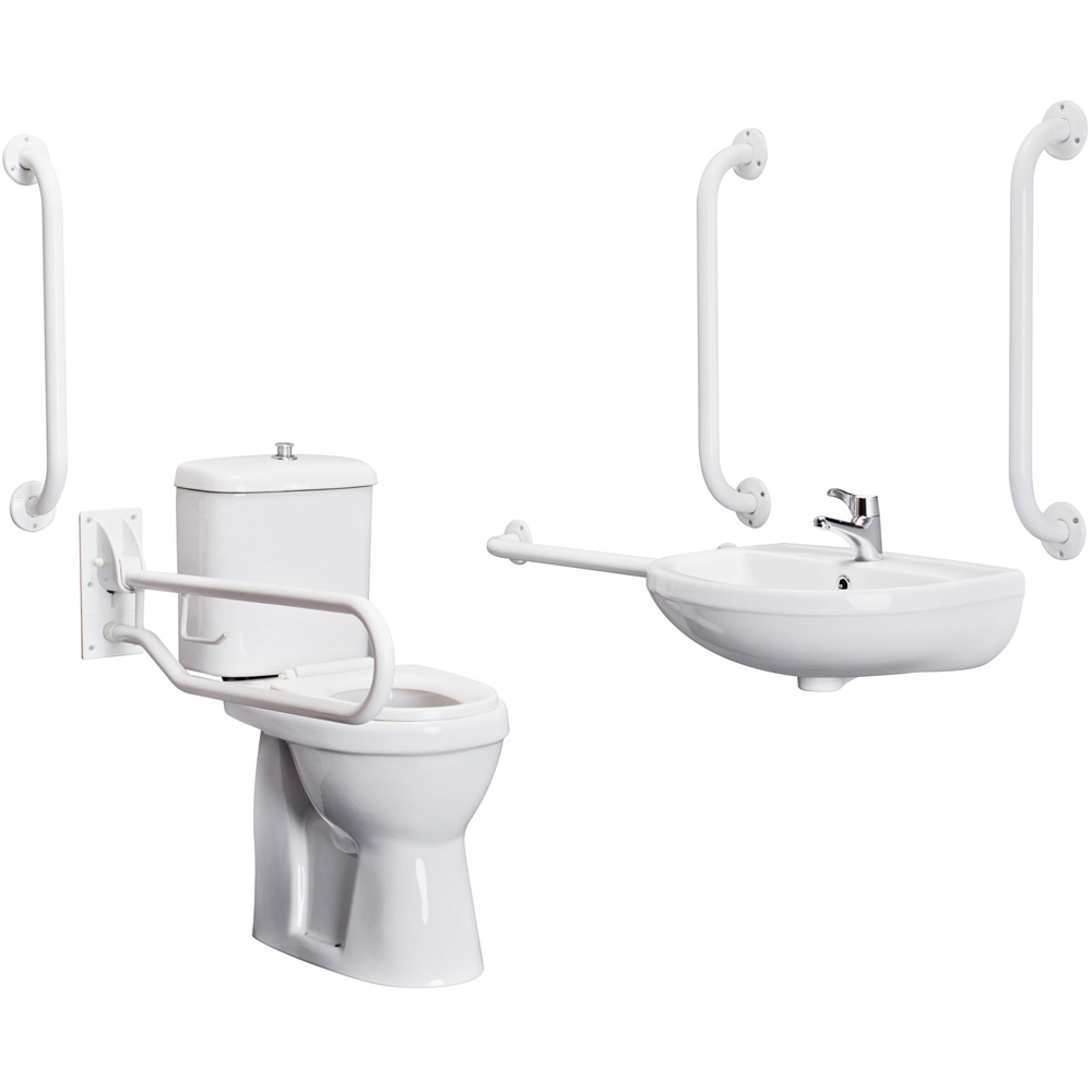 nuie White Wall Hung Bathroom Document M Set Image 1