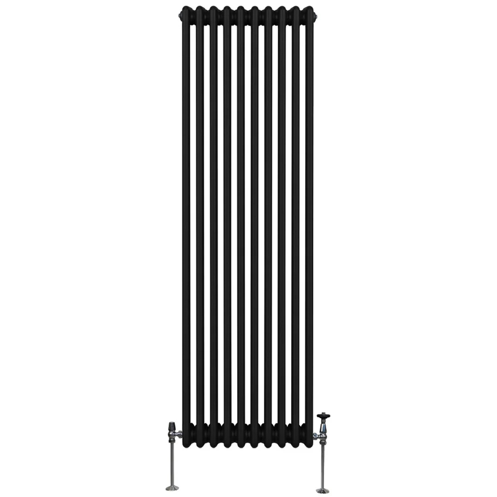 Monster Shop 6596 BTU Black Traditional 3 Column Radiator 1800 x 472mm Image 1
