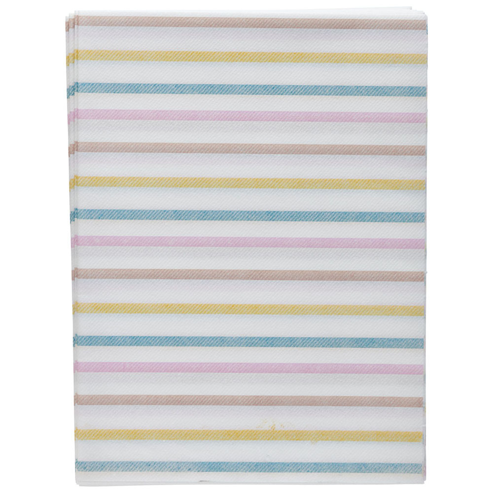 Wilko Tablecloth Pastel Stripe 180 x 120cm Wilko
