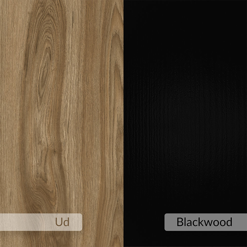 Decortie Terra Ud and Blackwood Make-Up Table with Lift-Up Door Image 6